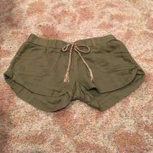 Roxy Army Green Shorts