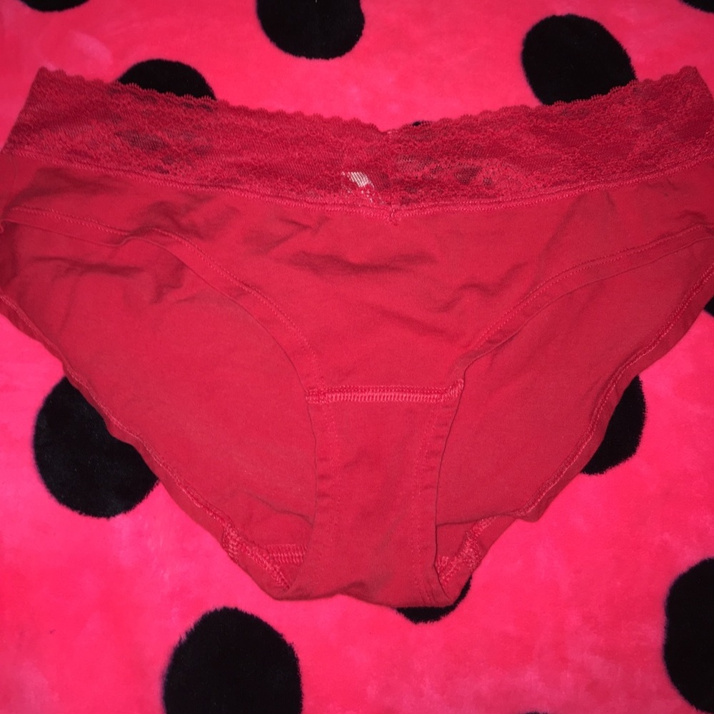 VS lace trim panty