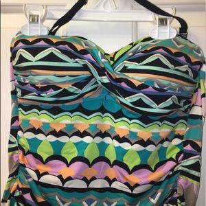 Tribal print tankini