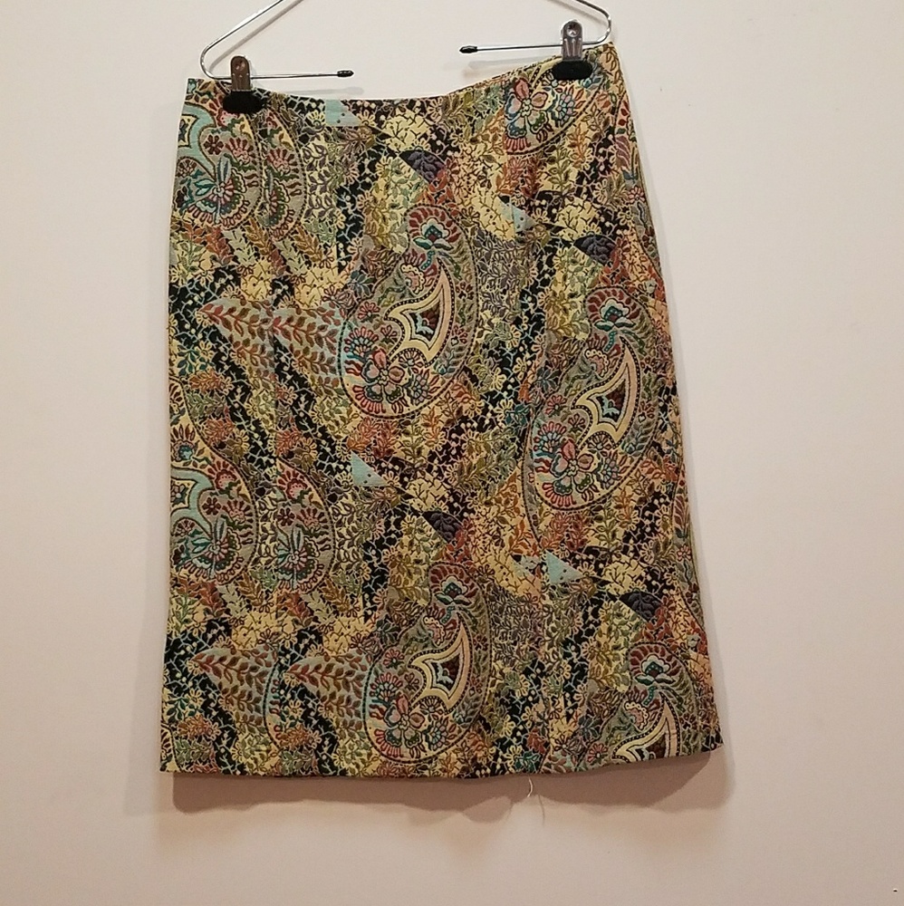 Patternd pencil skirt