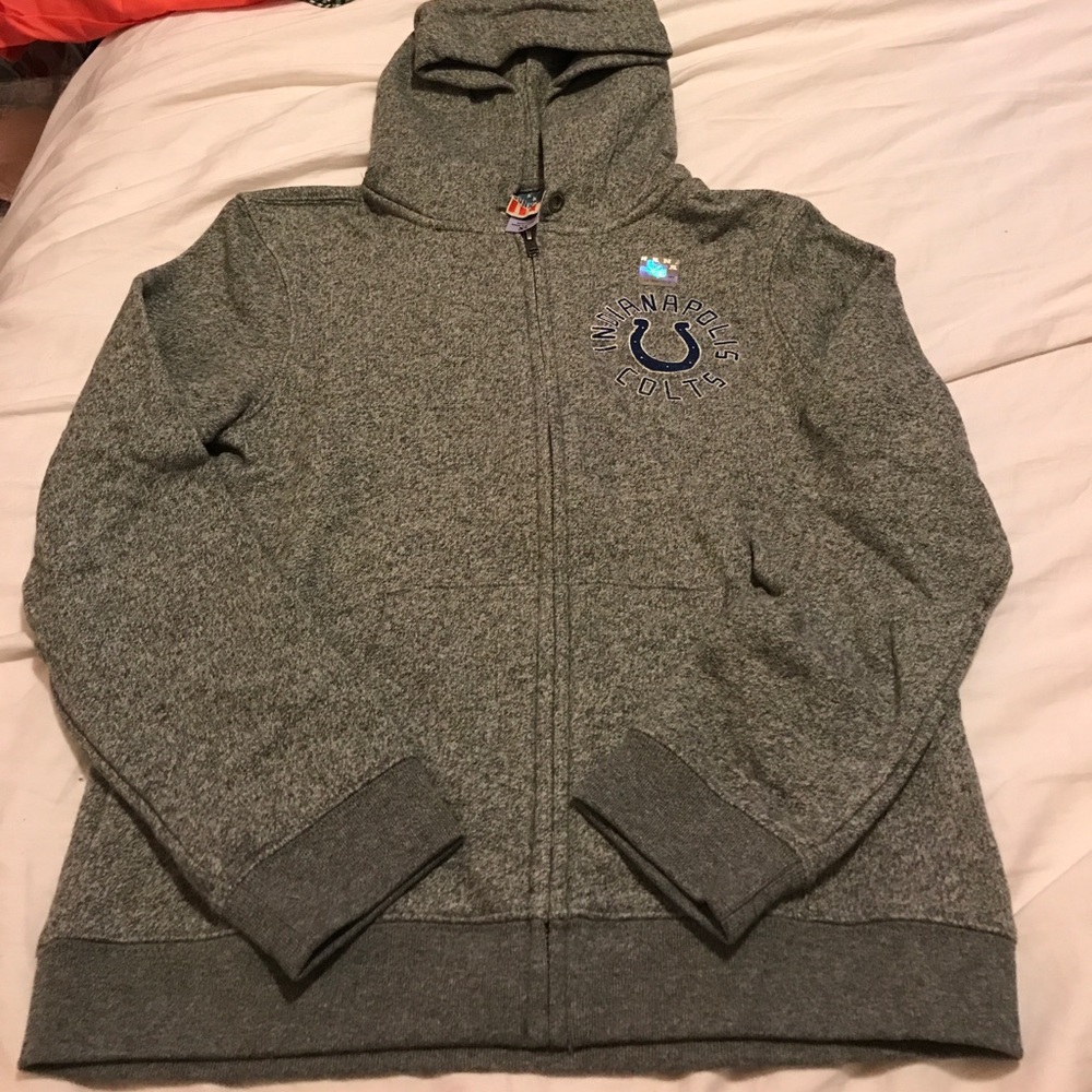 Kid NFL Colts zip up hood jacket