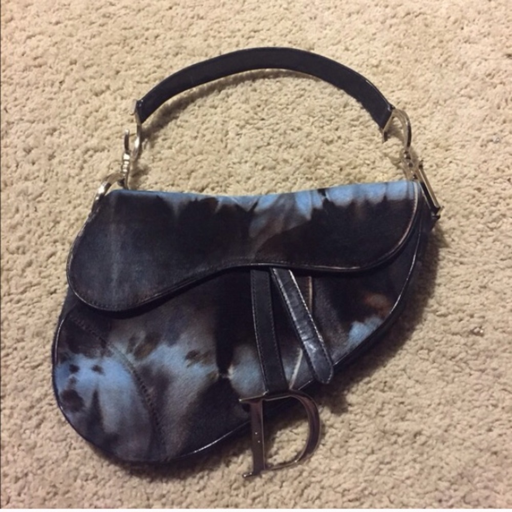 Very RARE LE Christian Dior Pony Hair Saddle