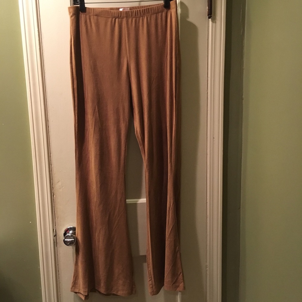 Barely-worn lightweight Faux-suede pants