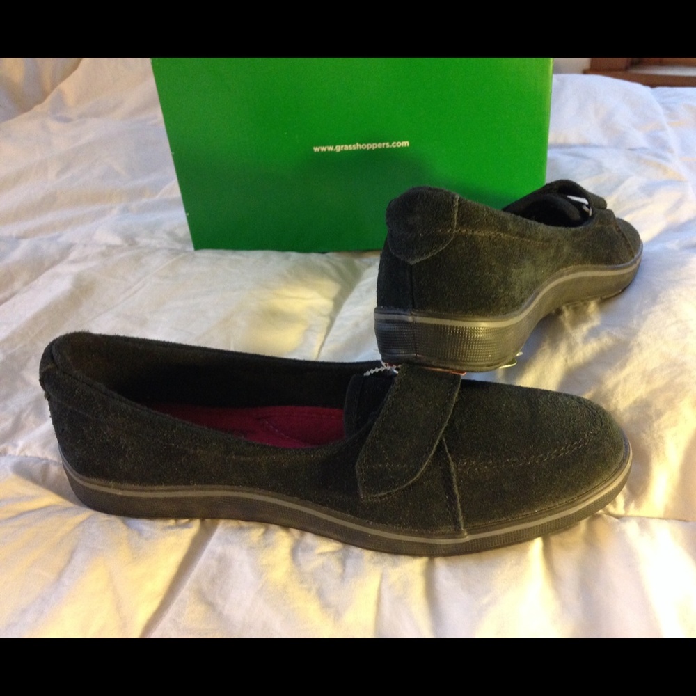 Grasshopper orthrolite slip on shoe