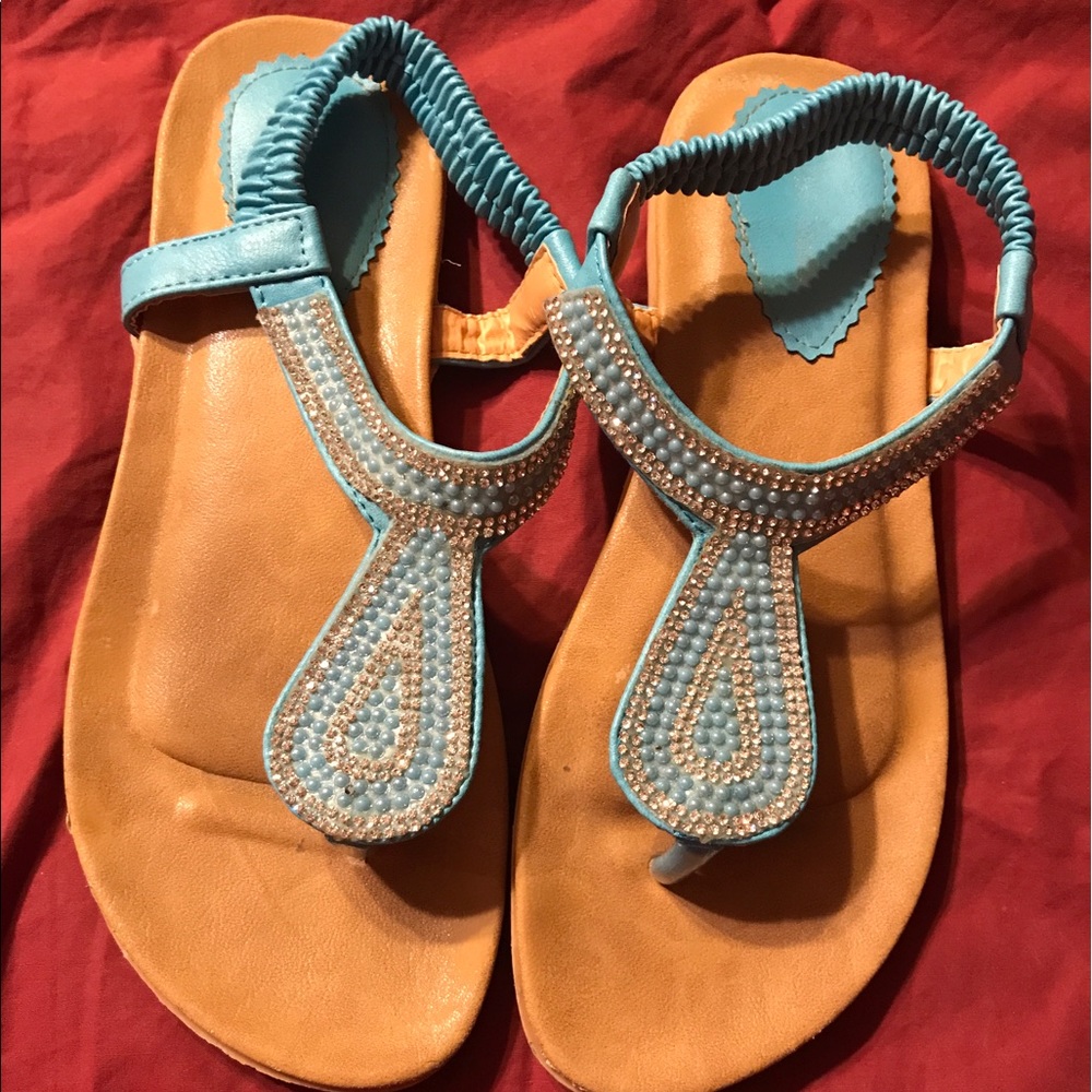 Ladies size 7.5 boutique sandals