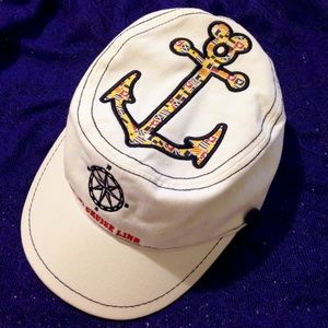🎀 ADULT SAILOR DISNEY CRUISE LINE HAT ANCHOR