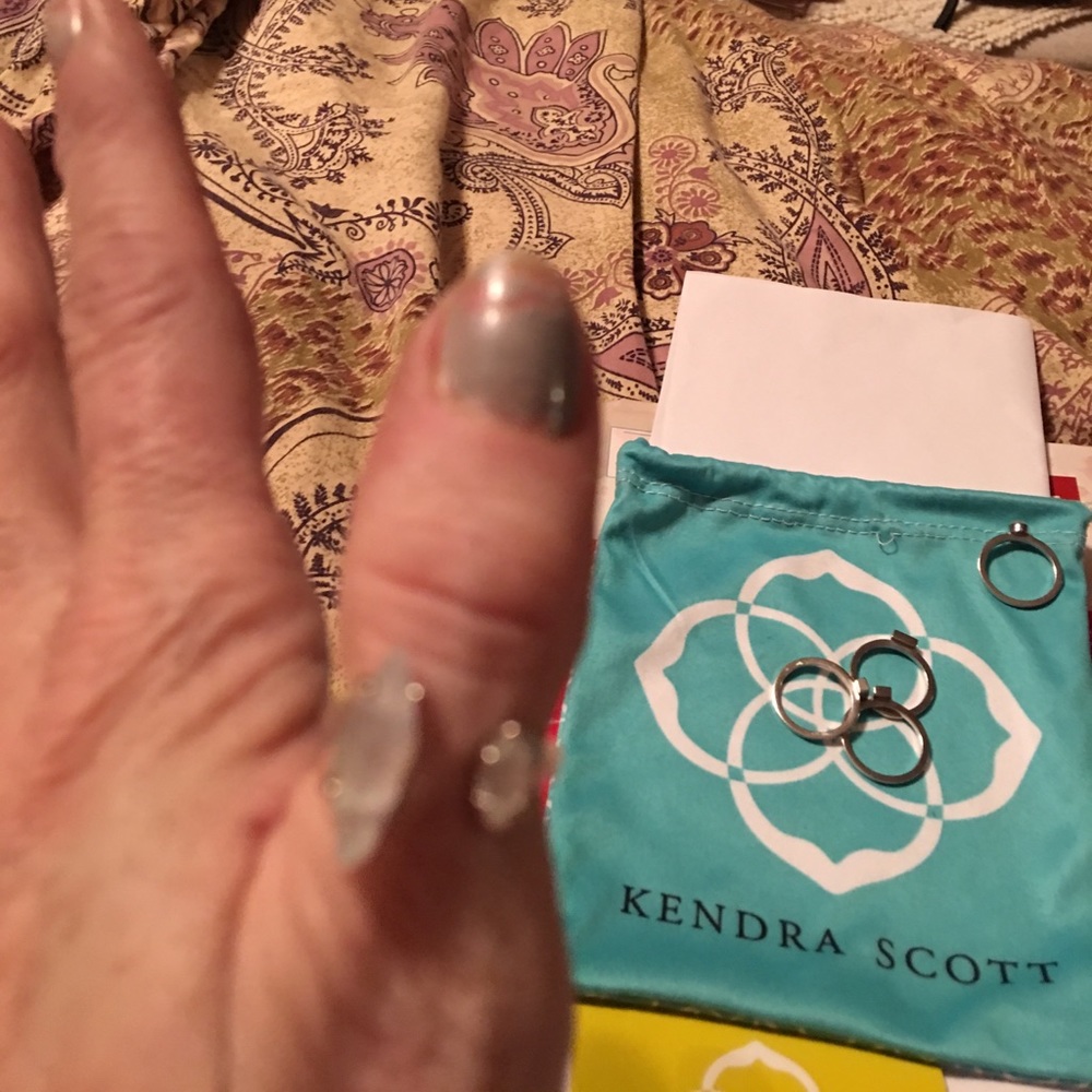 Kendra Scott 💍 one adjustable and it stackable!