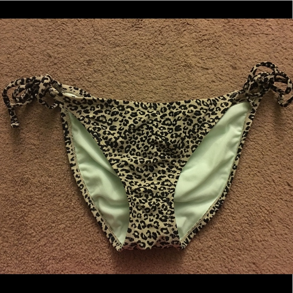 Cheetah side tie bottoms