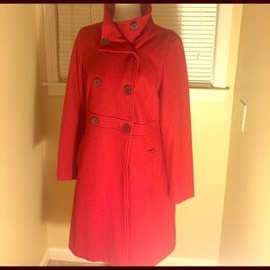 Little red wool coat