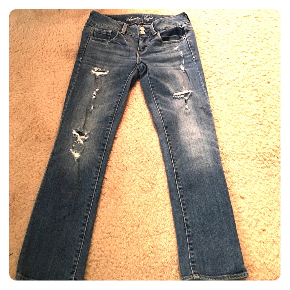 American Eagle stretch capris!