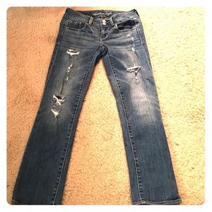 American Eagle stretch capris!