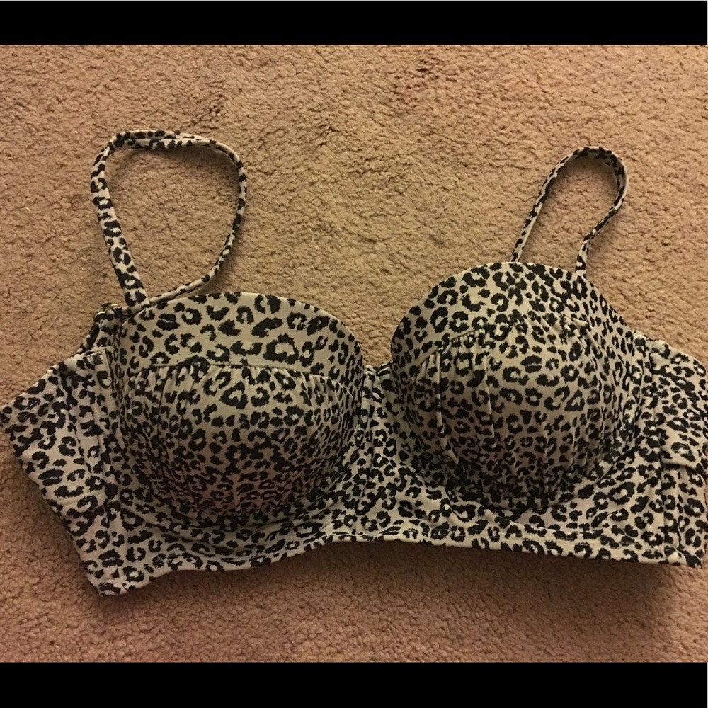 Cheetah push up swim top