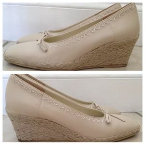 ANDRE ASSOUS  ITALY HARVART LEATHER SPADRILLES 9AA