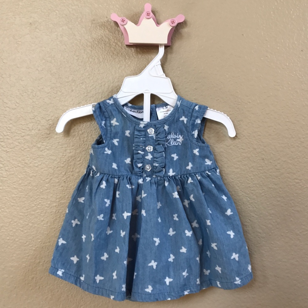 Calvin Klein denim butterfly dress