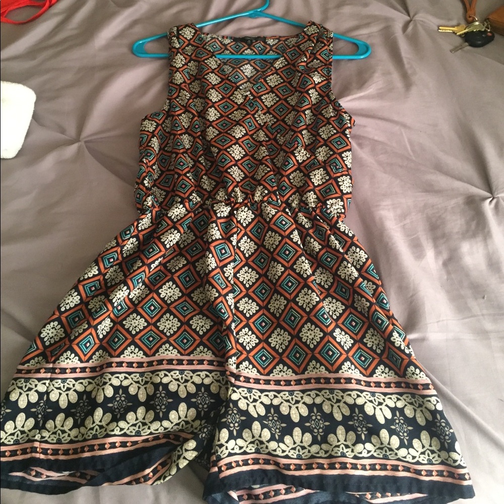 Bohemian papaya romper