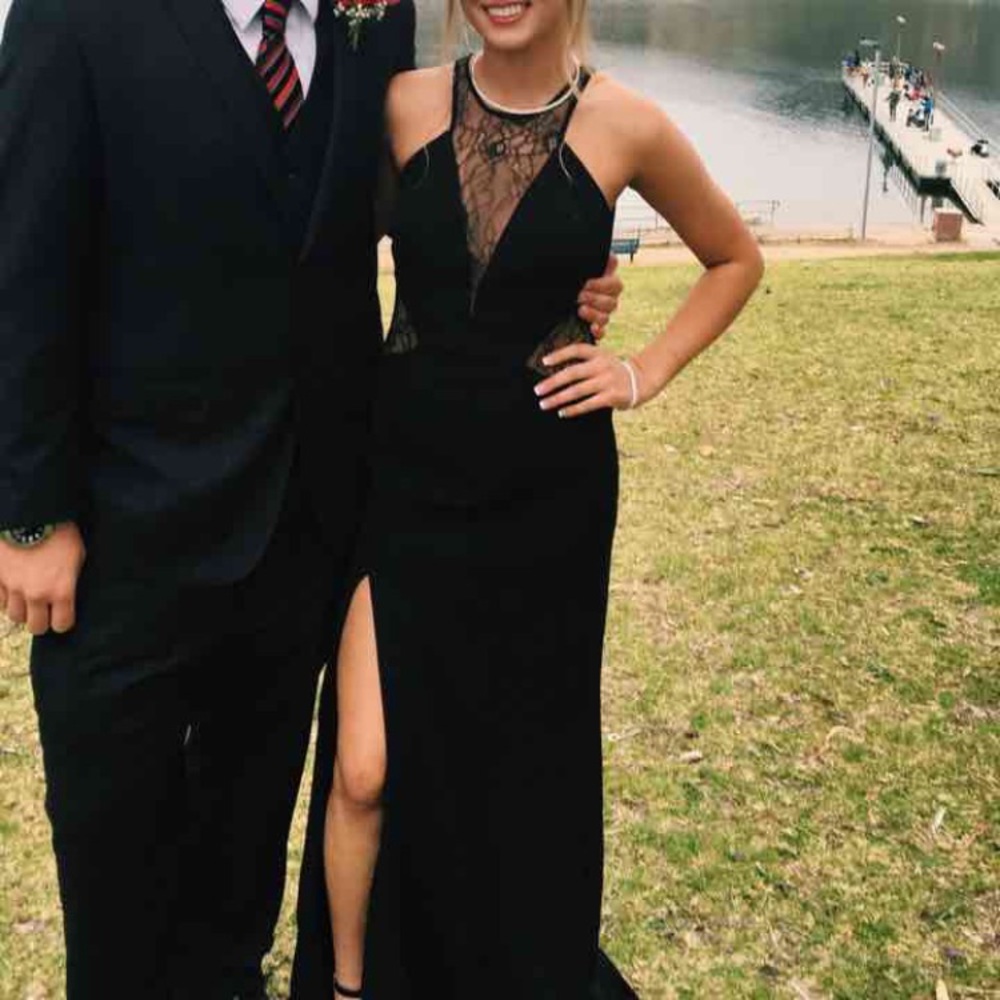 Black/lace Bloomingdales dress!!!