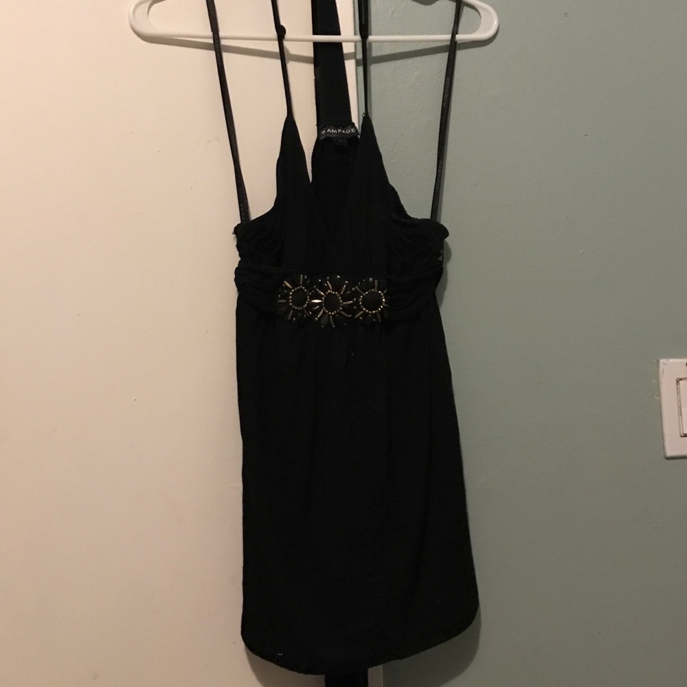 Low racerback top