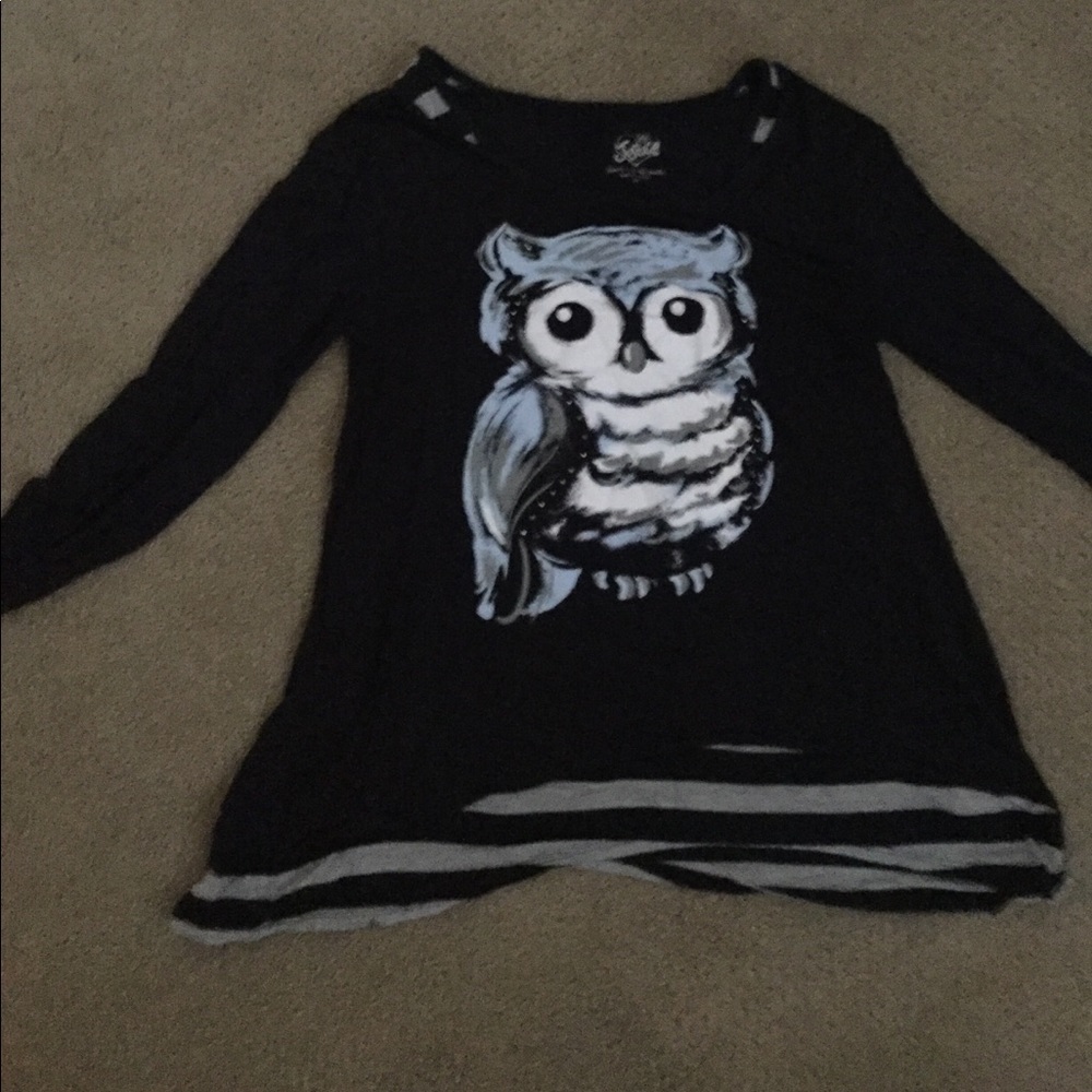 Long sleeve owl shirt