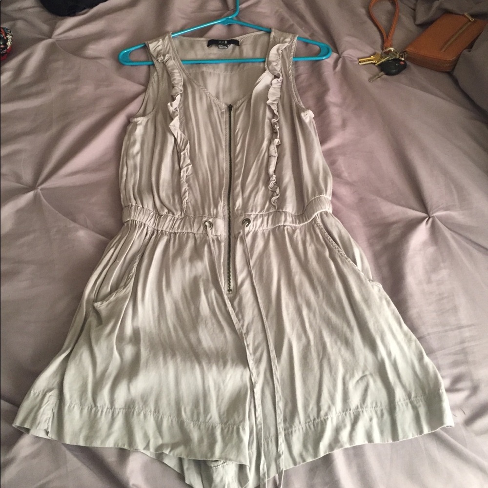 Gray forever 21 romper