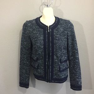 Talbots full zipper light weight jacket
