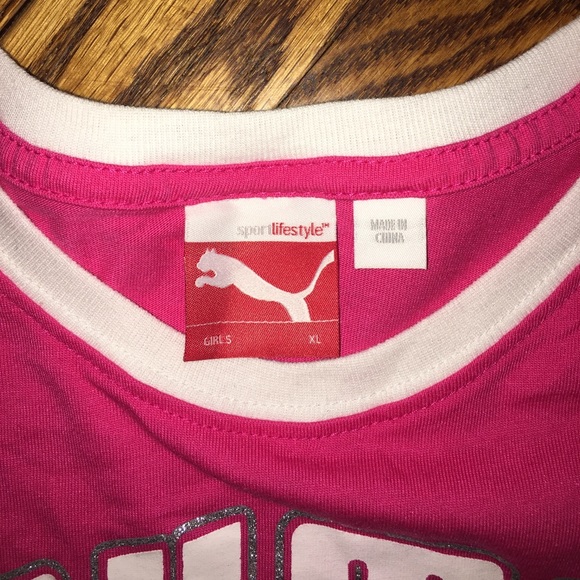 NWT Girl's PUMA Long Sleeve Shirt - Picture 2 of 4