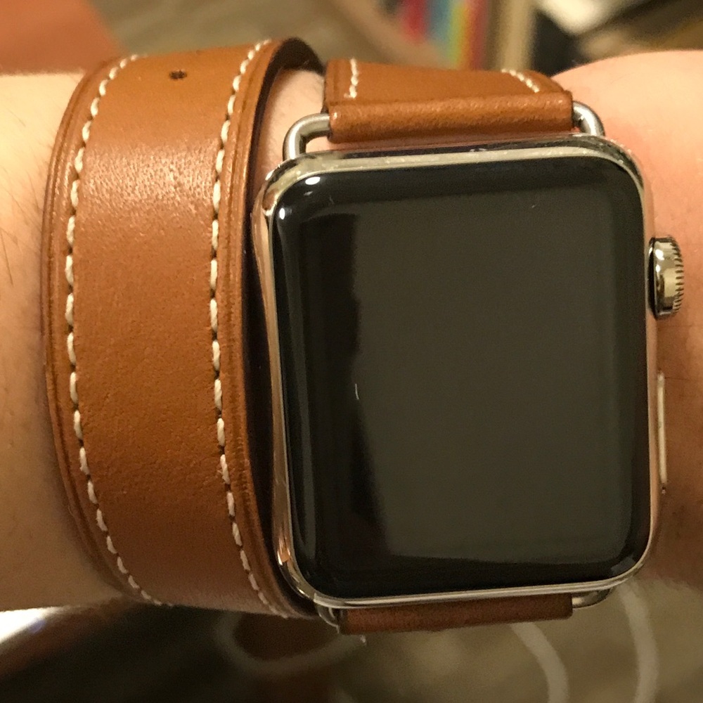 38mm Double Tour Wrap Apple Watch Leather Band