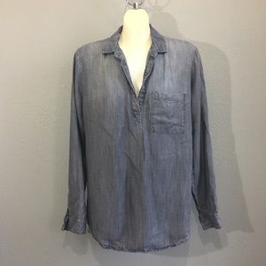Cloth & Stone gray long sleeve shirt