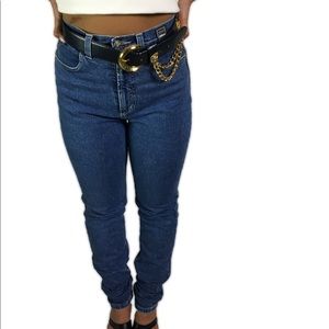 Vintage Versace high waisted jeans 26" waist 90s