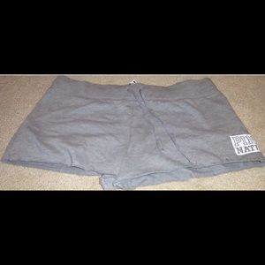 Victoria's Secret gray raw edge shorts medium