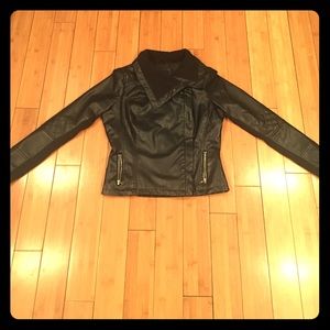 Faux Leather Jacket