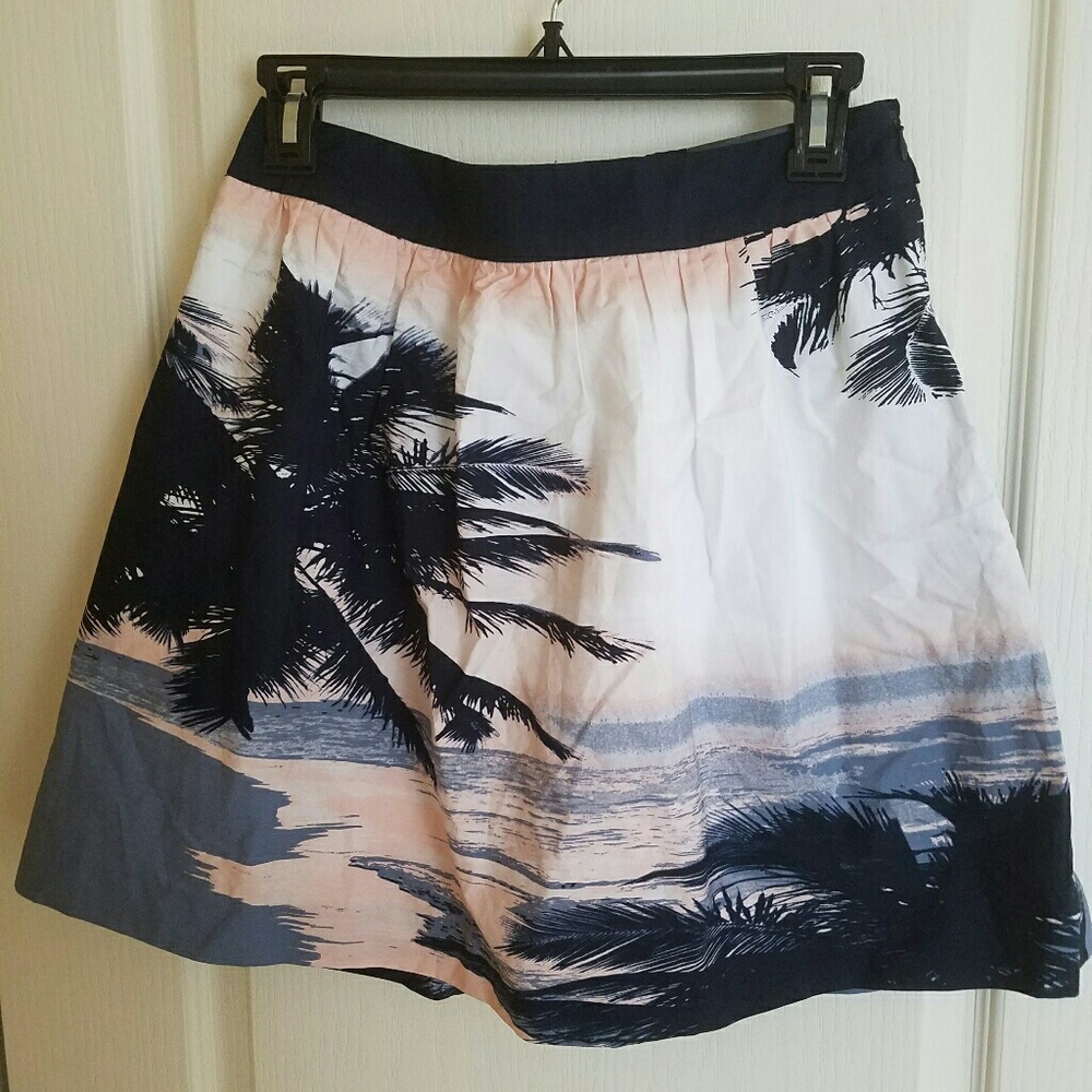 New Banana Republic Multi Color Skirt