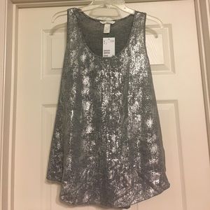 Medium Silver sleeveless top from h&m