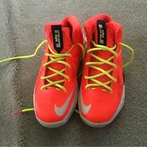 Bright Crimson LeBron 10s