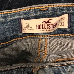 Hollister skinny jeans (5 long )