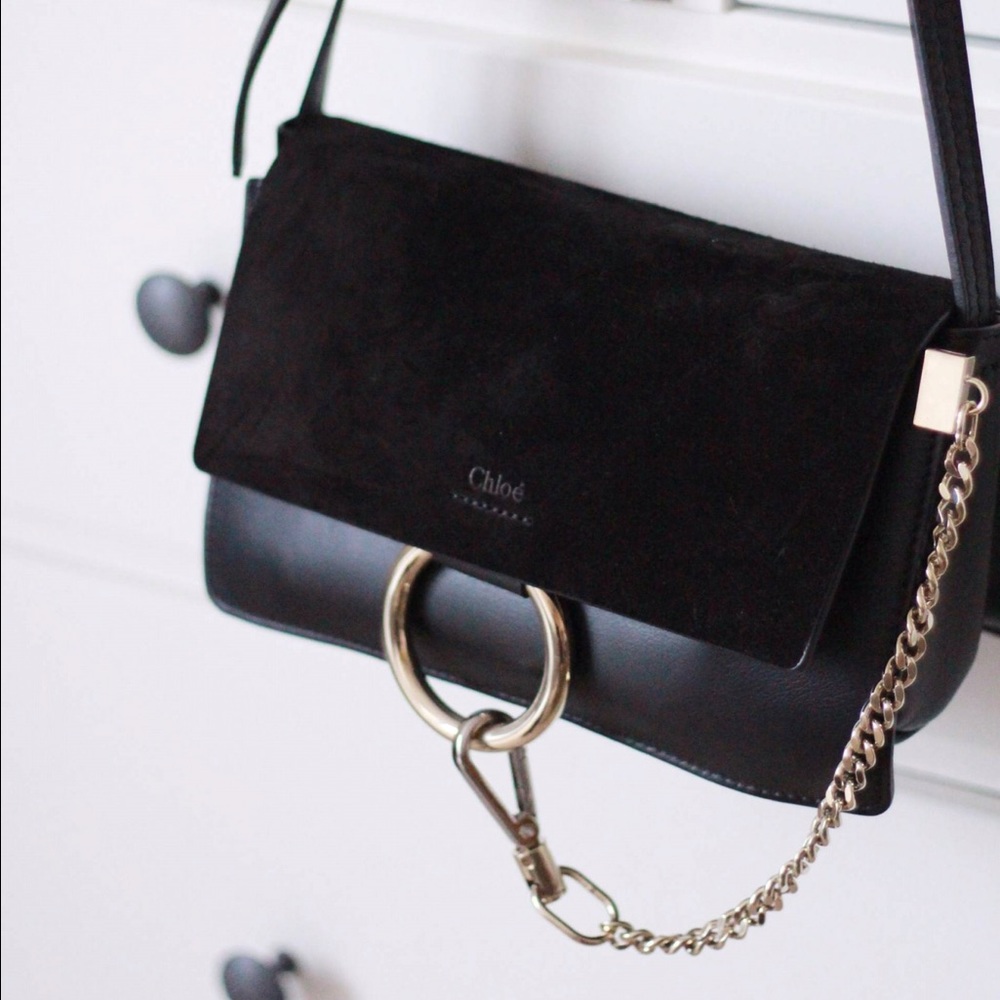 NWT Faye Black Bag