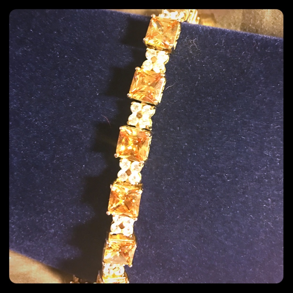 Peach & Gold Bracelet
