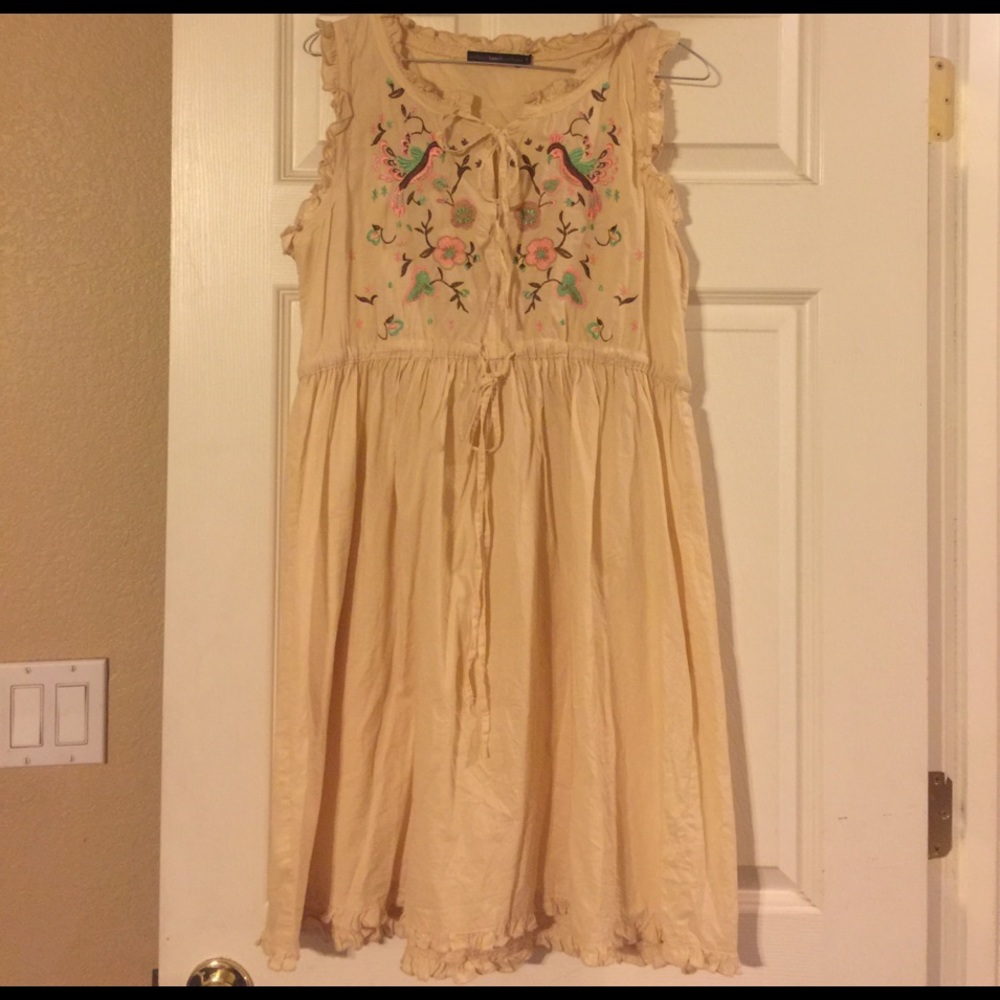 Hazel embroidered sun dress