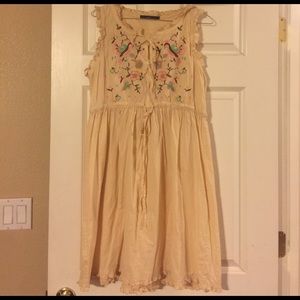 Hazel embroidered sun dress