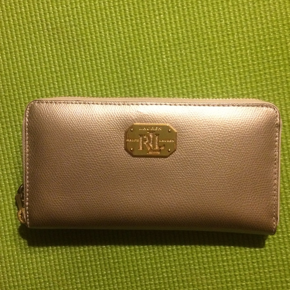 Ralph Lauren gold wallet