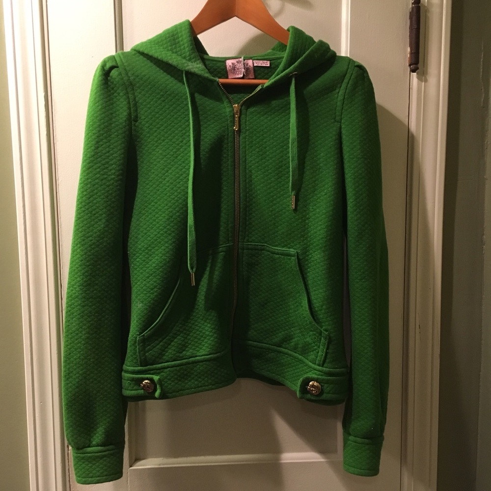 Kelly Green Feminine Hooded Sweatshirt