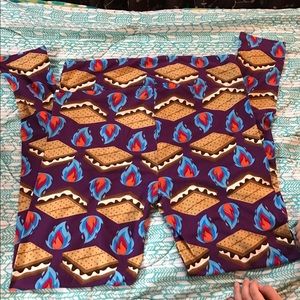 BRAND NEW TC SMORES LEGGINGS LULAROE