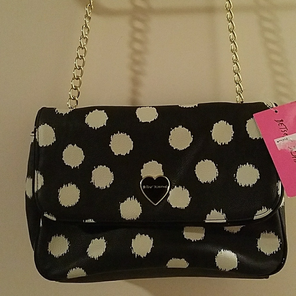 Betsey Johnson polka dot bag