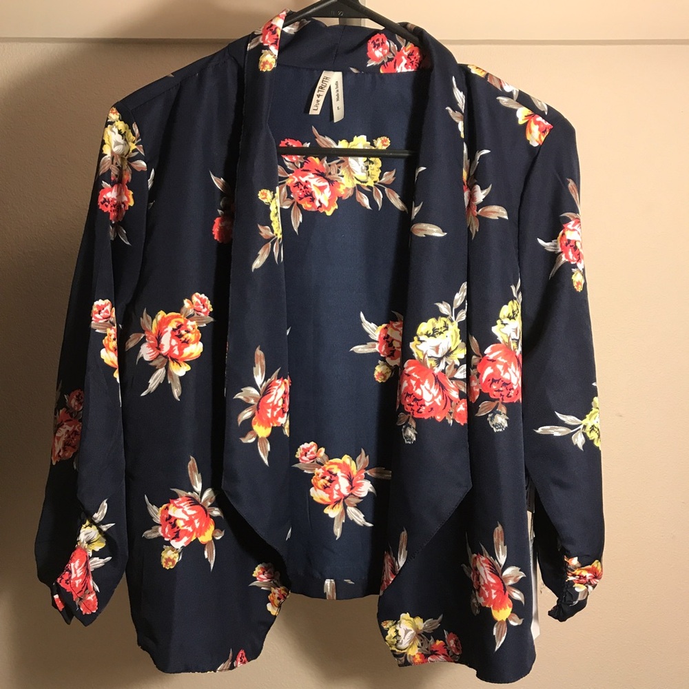 Floral Print Blazer
