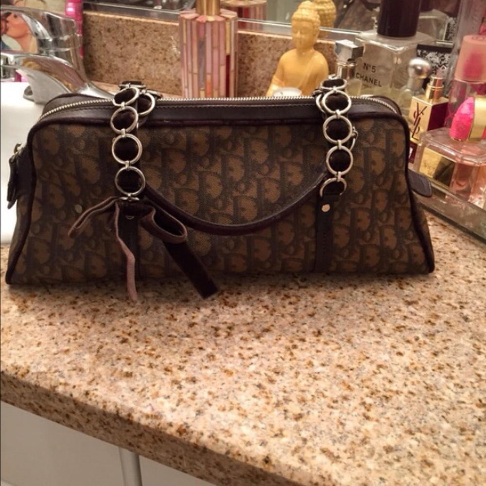 Christian Dior canvas bag