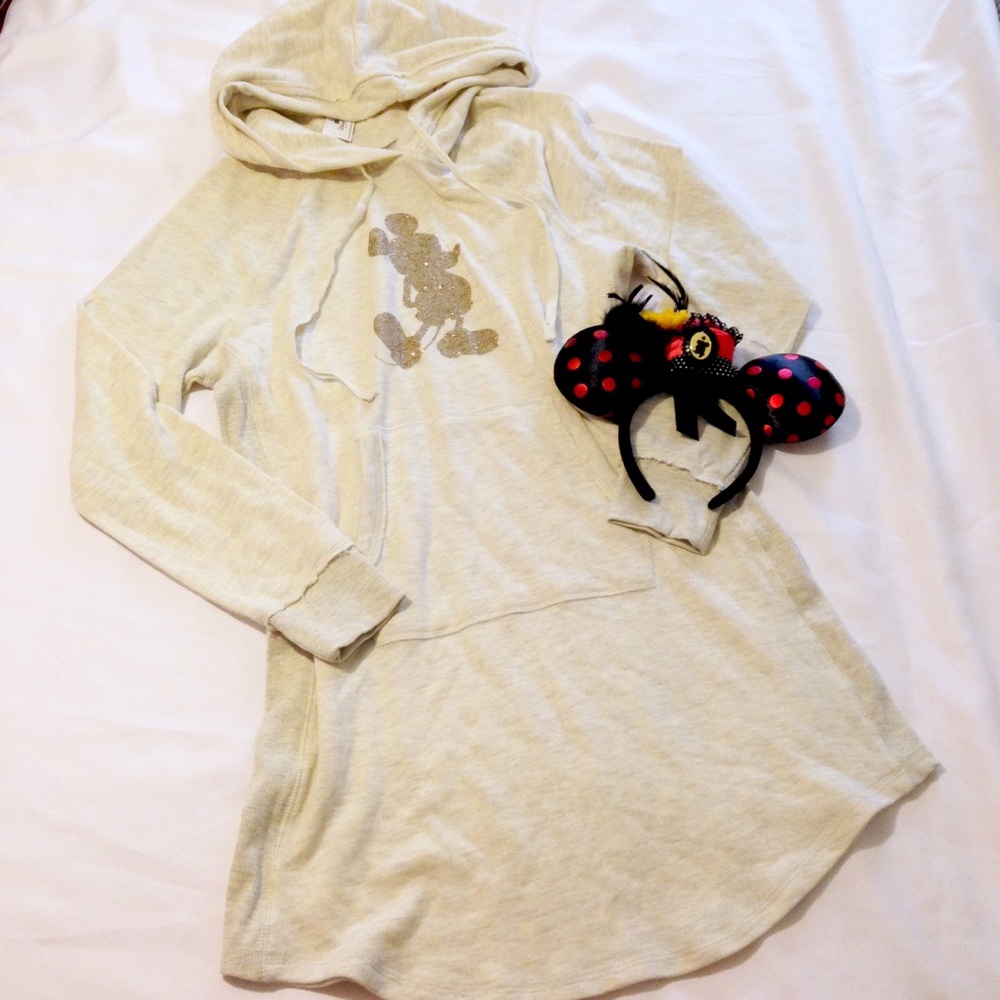 🎀 DISNEY SWEATSHIRT HOODIE DRESS TUNIC BLING