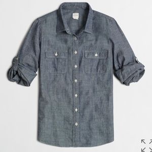 J. Crew Two Pocket Chambray Shirt
