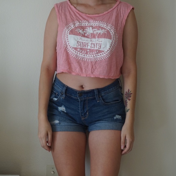 Pink muscle tshirt - Picture 2 of 2