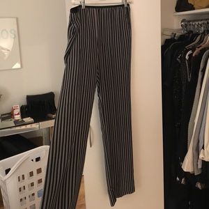 100% silk, wide leg print pants from THEORY
