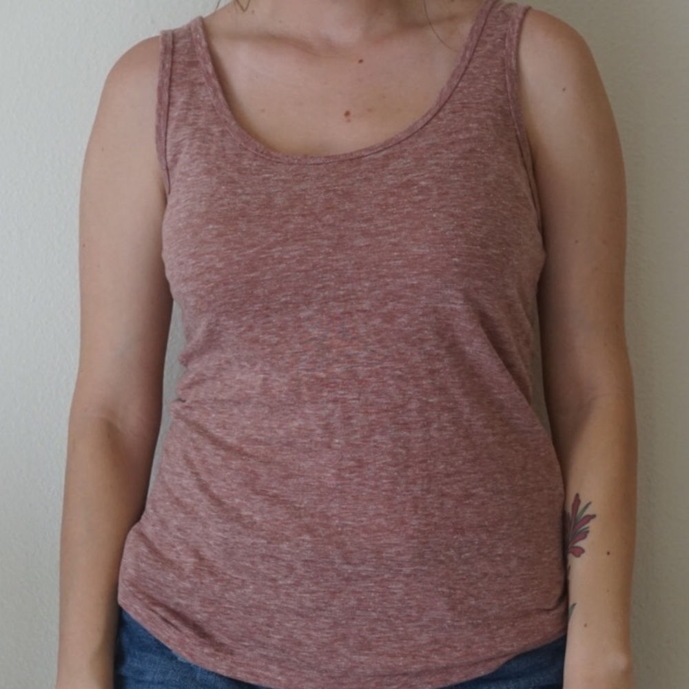 Red tank top