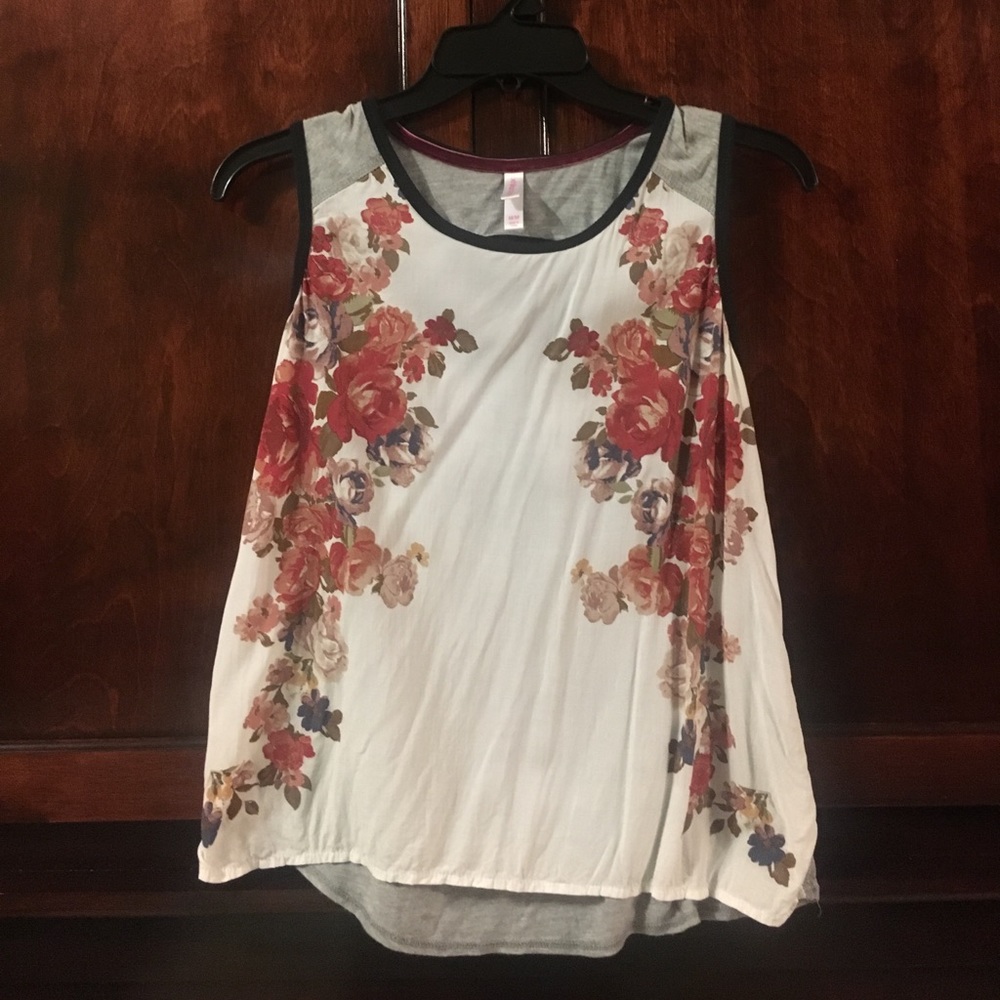 Fun floral tank